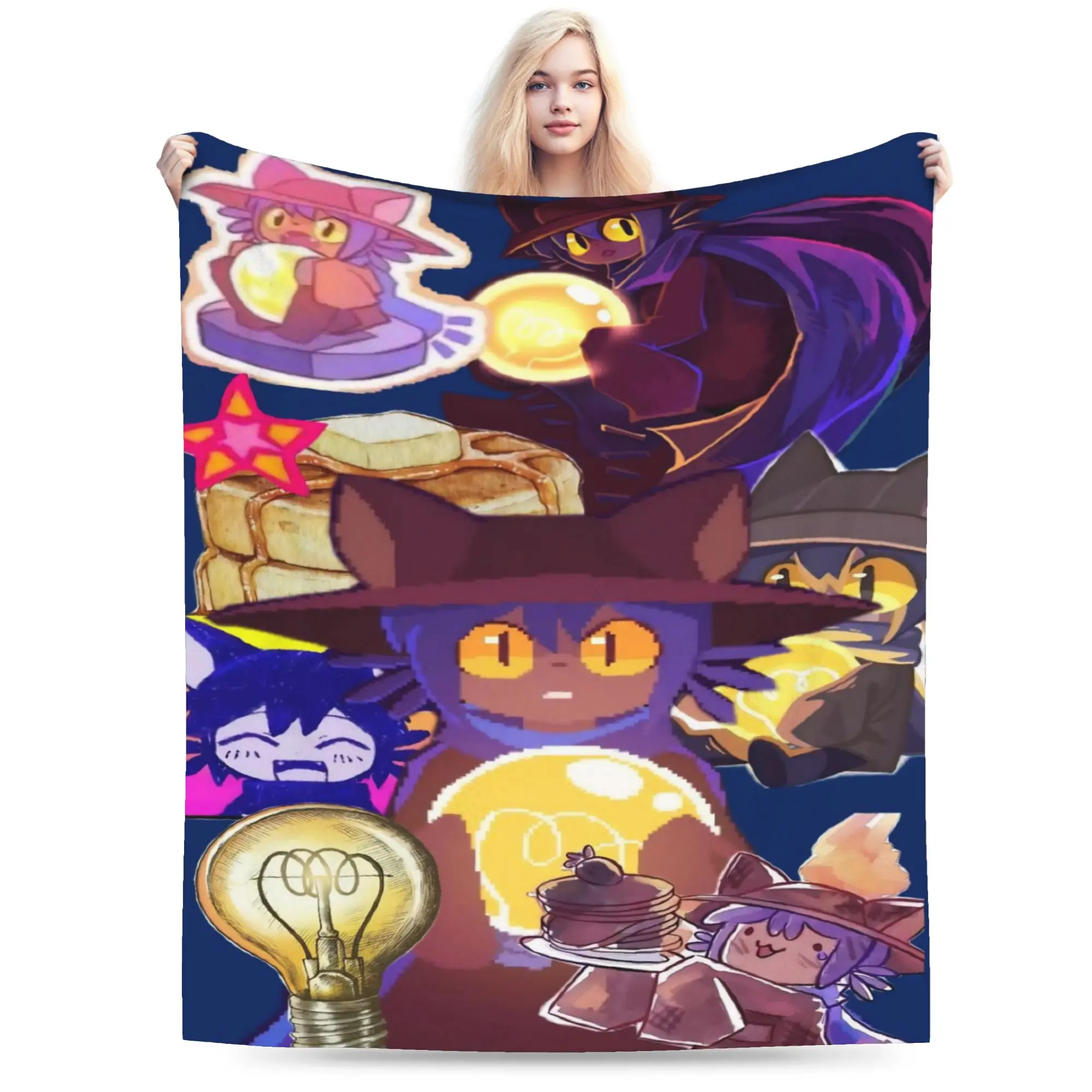 OneShots Niko Blanket Multi-size Warm Cozy Fluffy  Throw Blankets for Sofa Couch and Bed