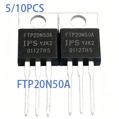 5/10PCS    FTP20N50A  TO-220 500V 20A   MOSFET electronics in stock