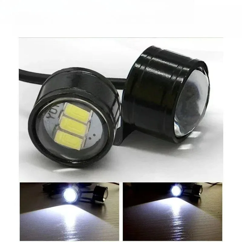 2Pcs Motorcycle Reverse Brake Light Fog Lamp Moto Access for Motorcycle Led Light Super Bright Spotlight Driving Safety Lamp