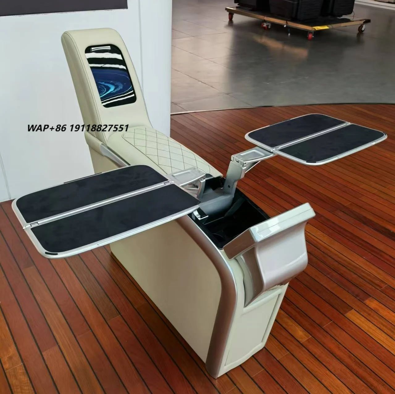 Storage Box Touch Screen with  Folding Table Armrest Box for  Vito Vclass W447 V250 V300 Mpv