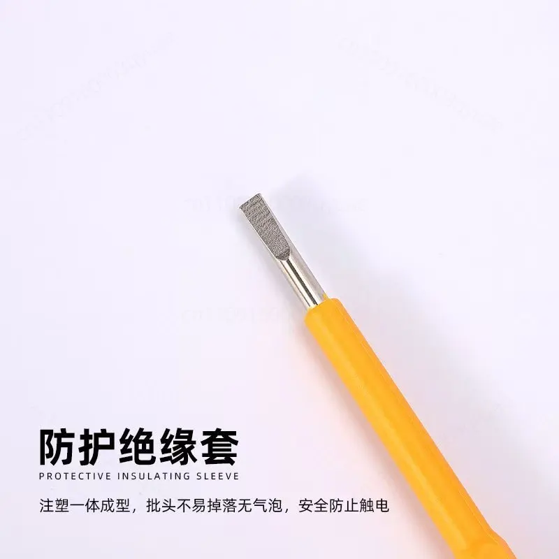 Contact screwdriver voltage tester 80‑500V neon bulb testing tool replacement hardware for electrician live wire zero line