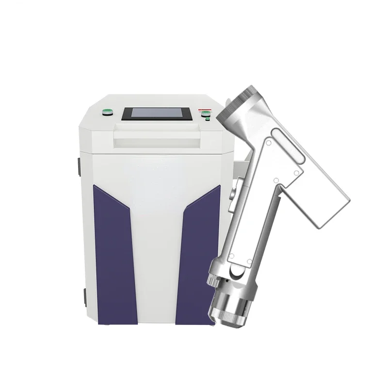 

Небольшая портативная волоконная ручная лазерная чистящая машина из нержавеющей стали, железа, металла, удаление ржавчины, машина для обеззараживания краски