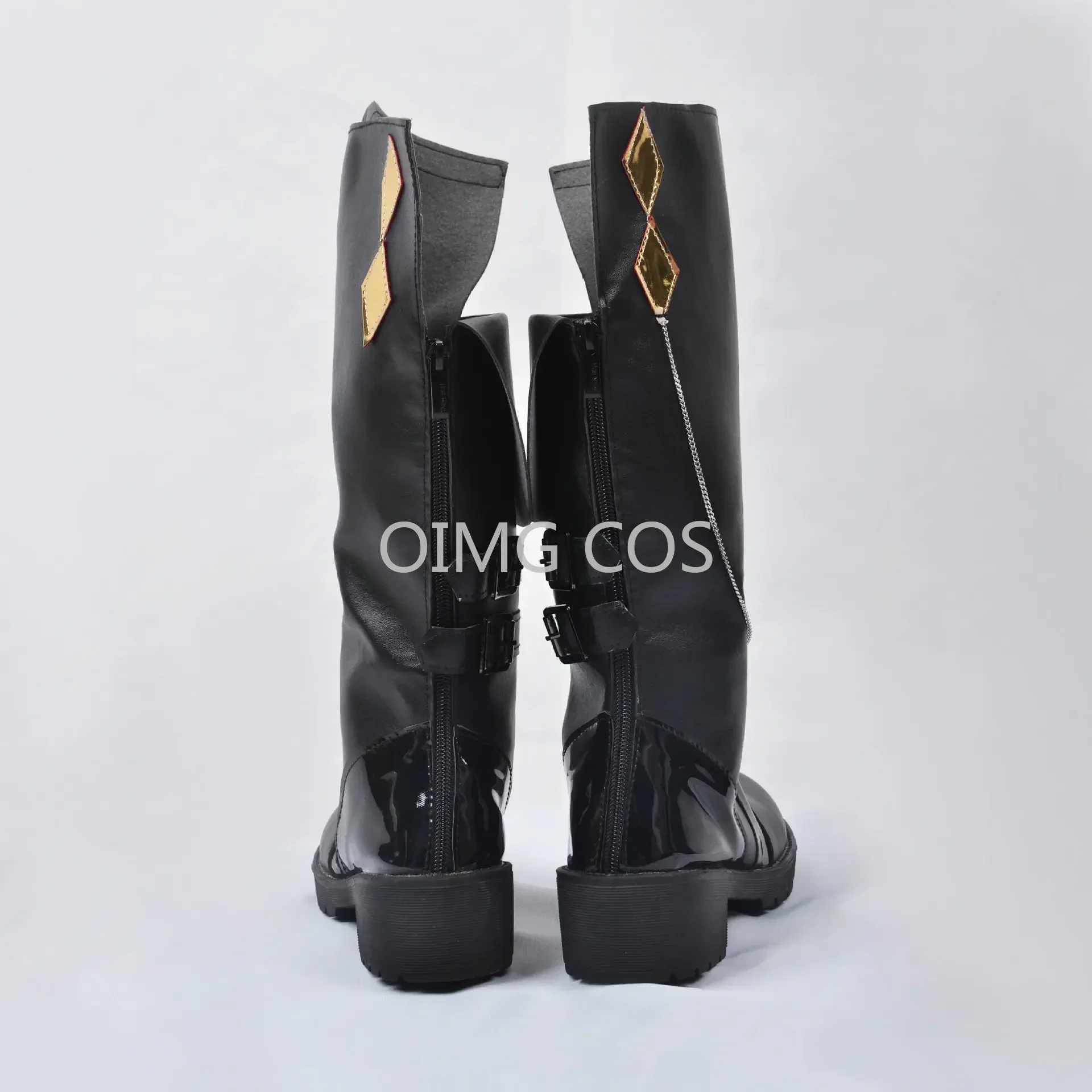 Genshin Impact Tartaglia-zapatos de Cosplay estilo Anime chino para Halloween para mujer, accesorios de juego de rol