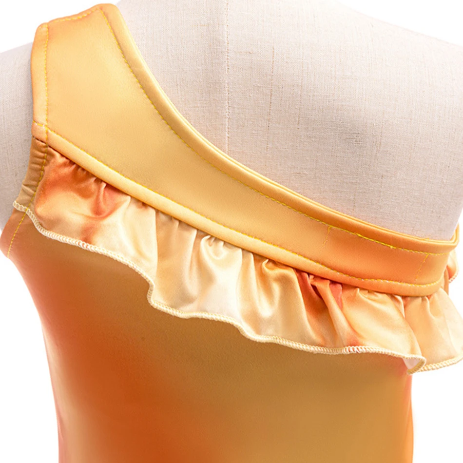 ديزني بوكاهونتاس تأثيري فستان الأميرة الفتيات هالوين كرنفال ملابس الحفلات الاطفال مرحلة الأداء تمويه زي شخصية كرتونية