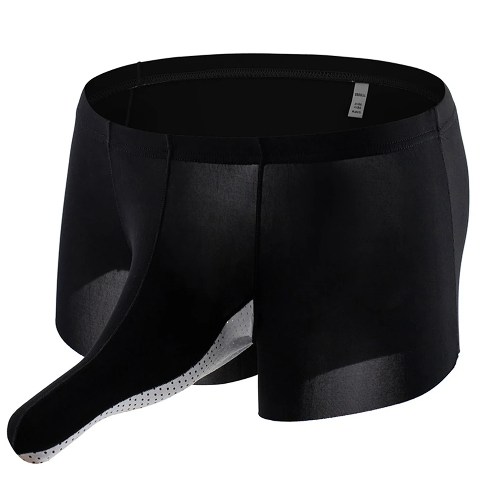 Pakaian dalam petinju Bikini celana dalam bersirkulasi kantong celana dalam hidung celana elastis seksi celana dalam jaring sutra es gajah