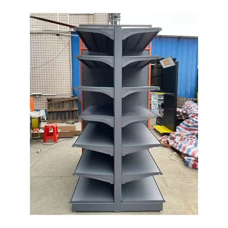 Metal Grocery Gondola Retail Display Shelves Store Shelves for Sale