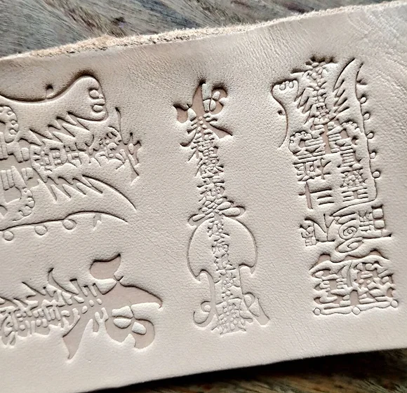 Disease-free Fire Talisman Pattern Metal Embossing Mould is used to make leather goods like Thanka Wishing Lucky Charms Amulet