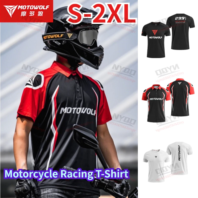 motowolf-men's-motorcycle-racing-t-shirt-soft-skin-friendly-loose-summer-short-sleeve-for-locomotive-riding