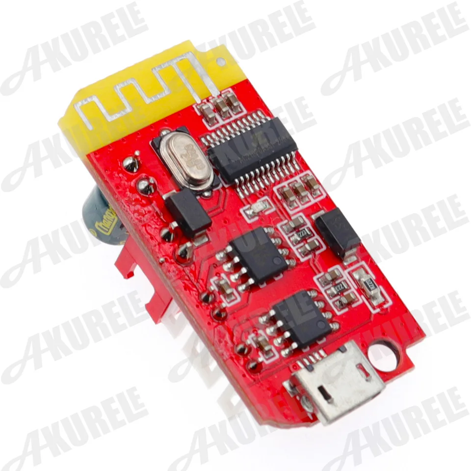 CT14 Micro 4.2 Stereo Bluetooth Power Amplifier Board Module 5VF 5W+5W Mini with Charging Port for Refitting Idle Sound Box