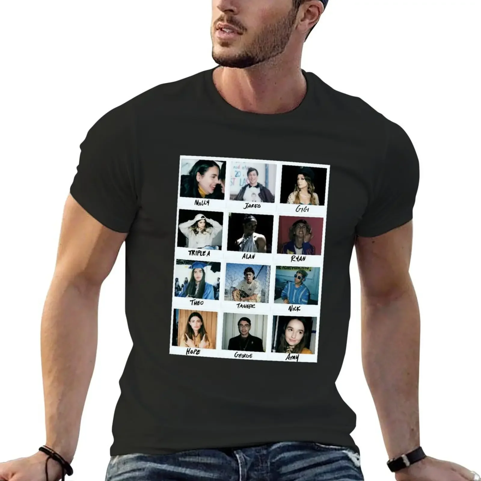 Booksmart Cast Photos T-Shirt oversized rapper graphic tees mens clothes