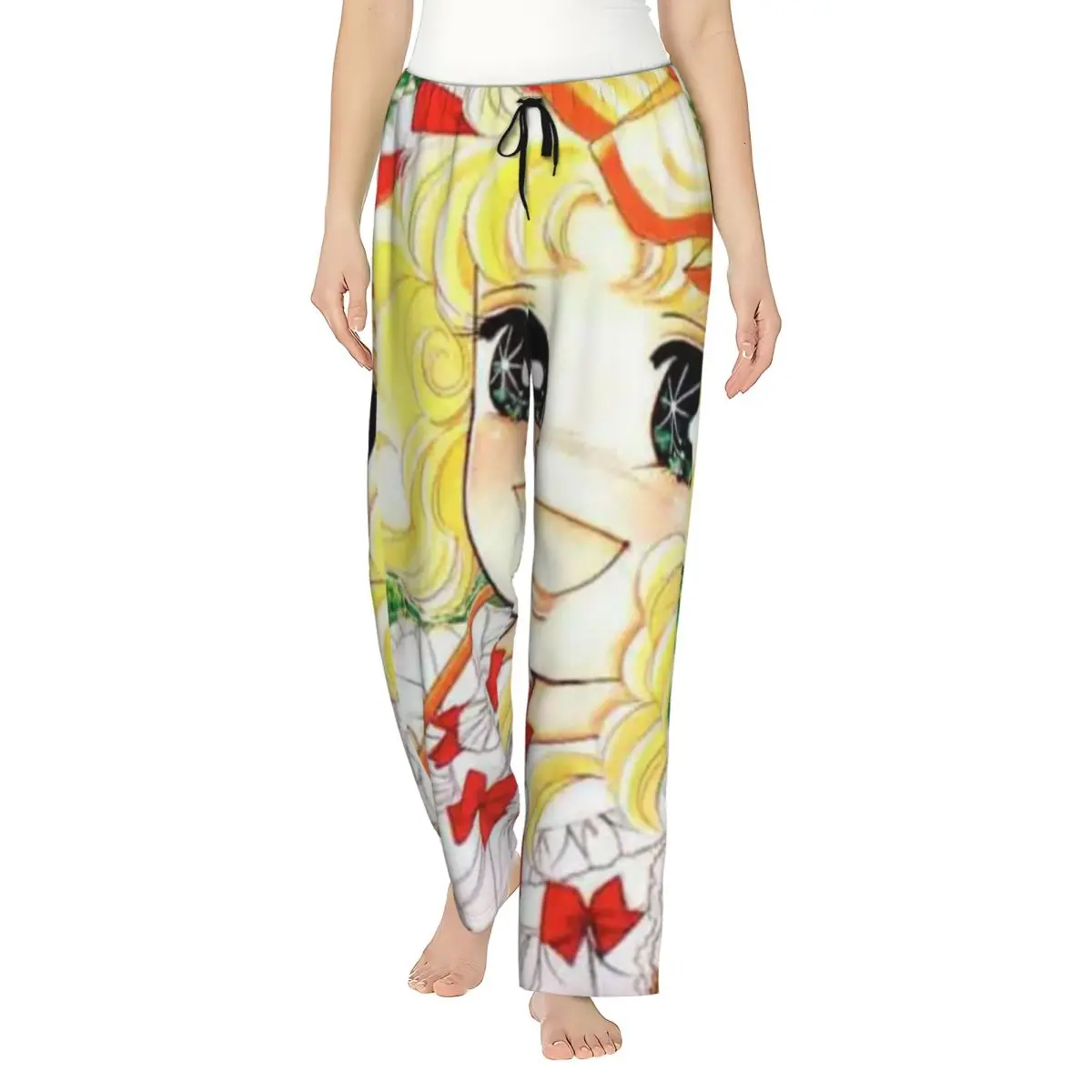 Custom Candy Candy Anime Women Pajama Pants Lounge Sleep Sleepwear Bottoms with Pockets