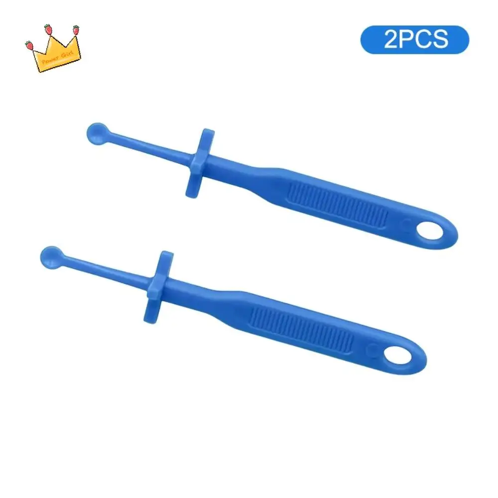 Ear Spoon Soft Ear Cleaner Spoon with Safe Guard Non-slip Ear Wax Remover ABS Superlight Ear Wax Clean Tool Hygiene