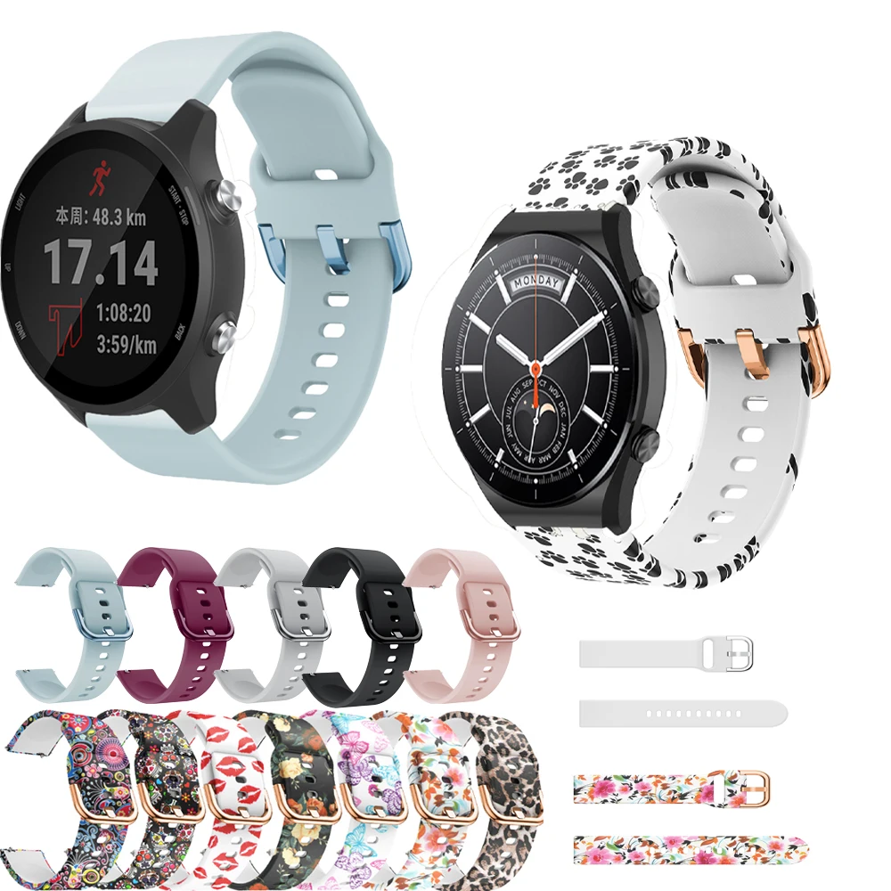 For Xiaomi Watch S1/watch S1 pro/watch S1 active/watch color/2Wristband Bracelet For Garmin forerunner245/265 Strap