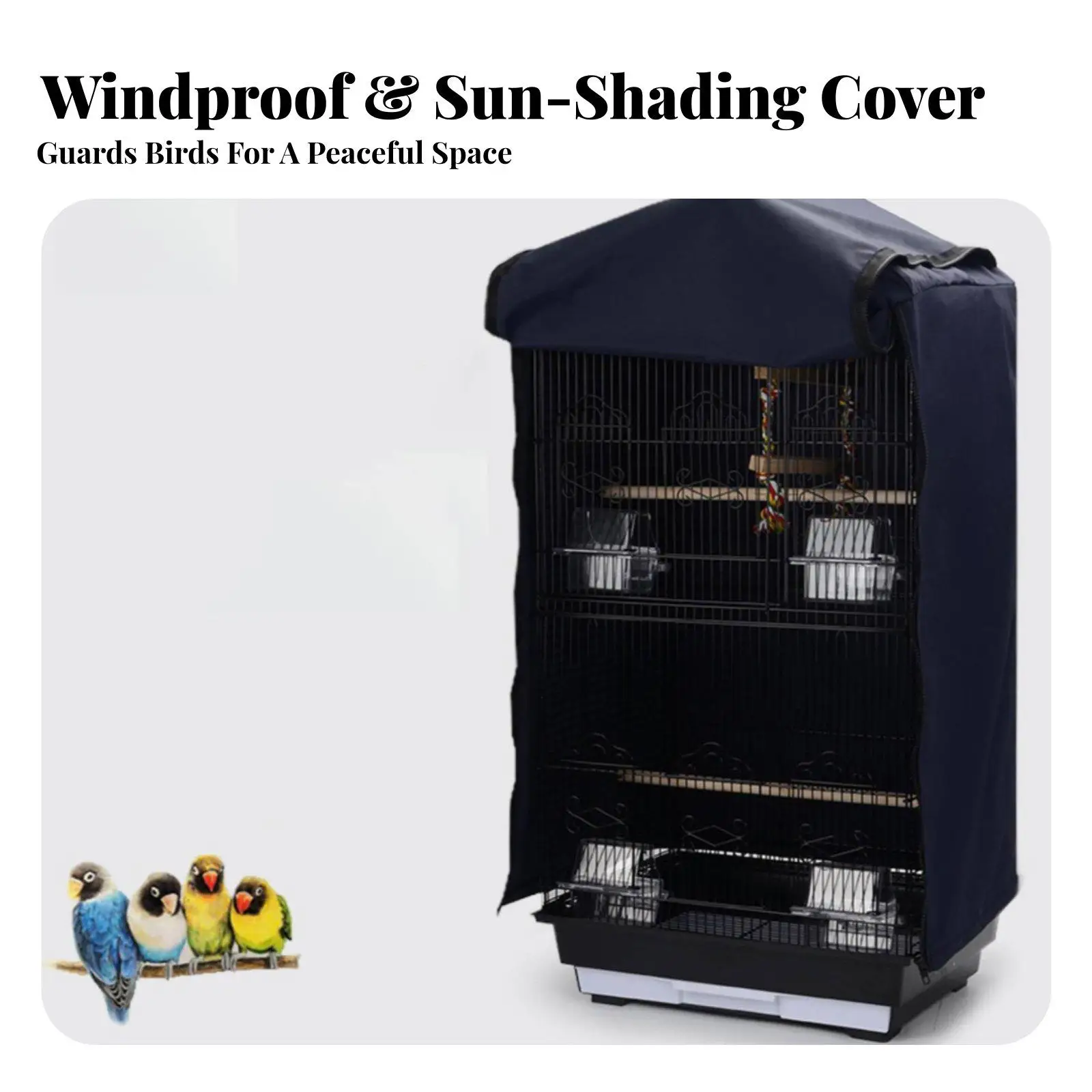 Birdcage cover, windproof, sun-resistant, pet supplies for the