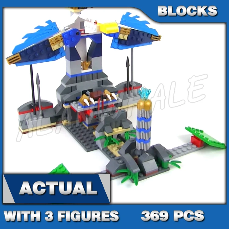 379 pièces Chima Cragger's Fire Striker Fire-down CHI Mode d'alimentation catapulte de glace 10294 blocs de construction jouets compatibles avec le modèle