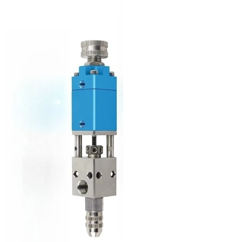 

MY2121Q thimble type dispensing valve, stainless steel pneumatic UV glue automatic gluing collision needle valve