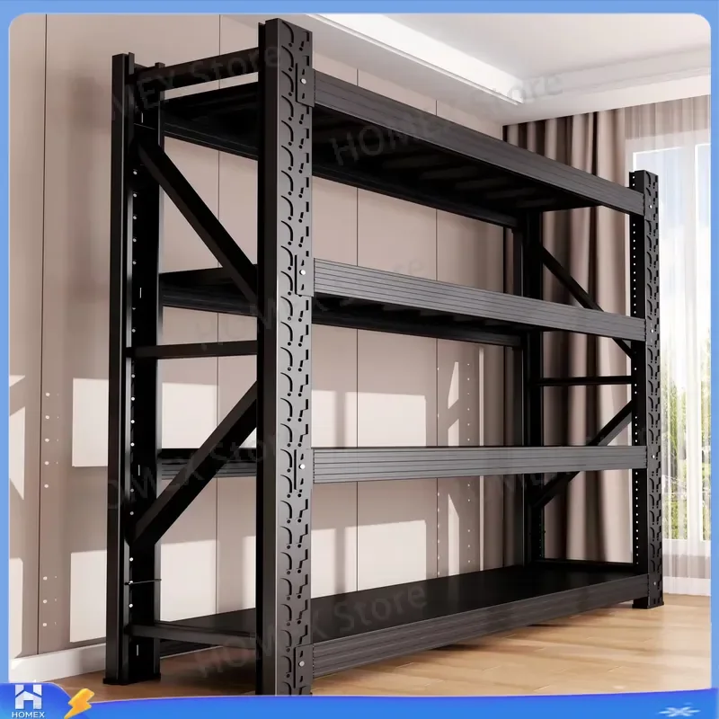 Heavy Duty Warehouse Storage Shelves Multi Layer Industrial Metal Rack Commercial Garage Shelving Unit for Pallet Goods