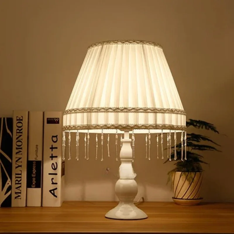 25/30cm Cloth Bead Light Shade Lamp Cover Fringe Lampshades for Floor Table Lamps Pendant Bar Living Room Decor Lamp Shades