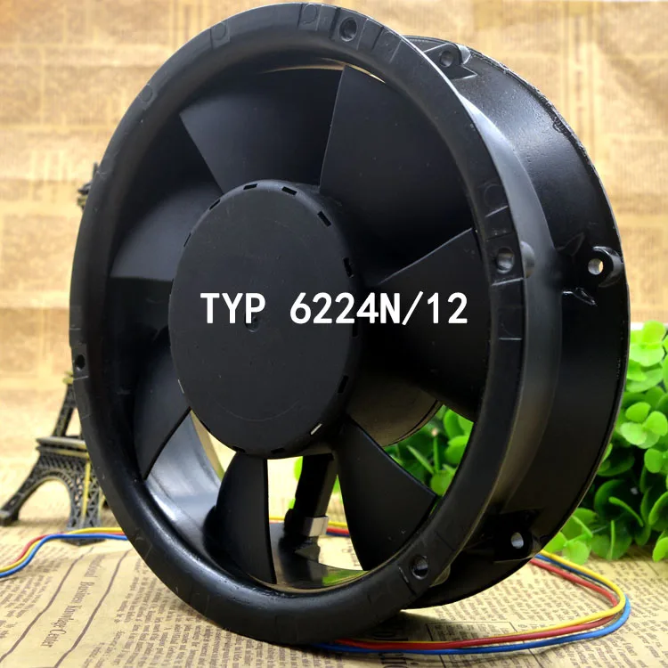 1Piece Advanced cooling fan TYP6224N-12 172*172*51mm Sealed 18W 24v circular Silent Cooling Fan