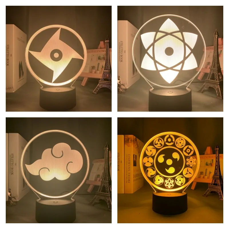 

Наруто аниме товары мультфильм акриловый ночник для защиты глаз персонализированная и стильная фигурка украшения спальни для мальчика