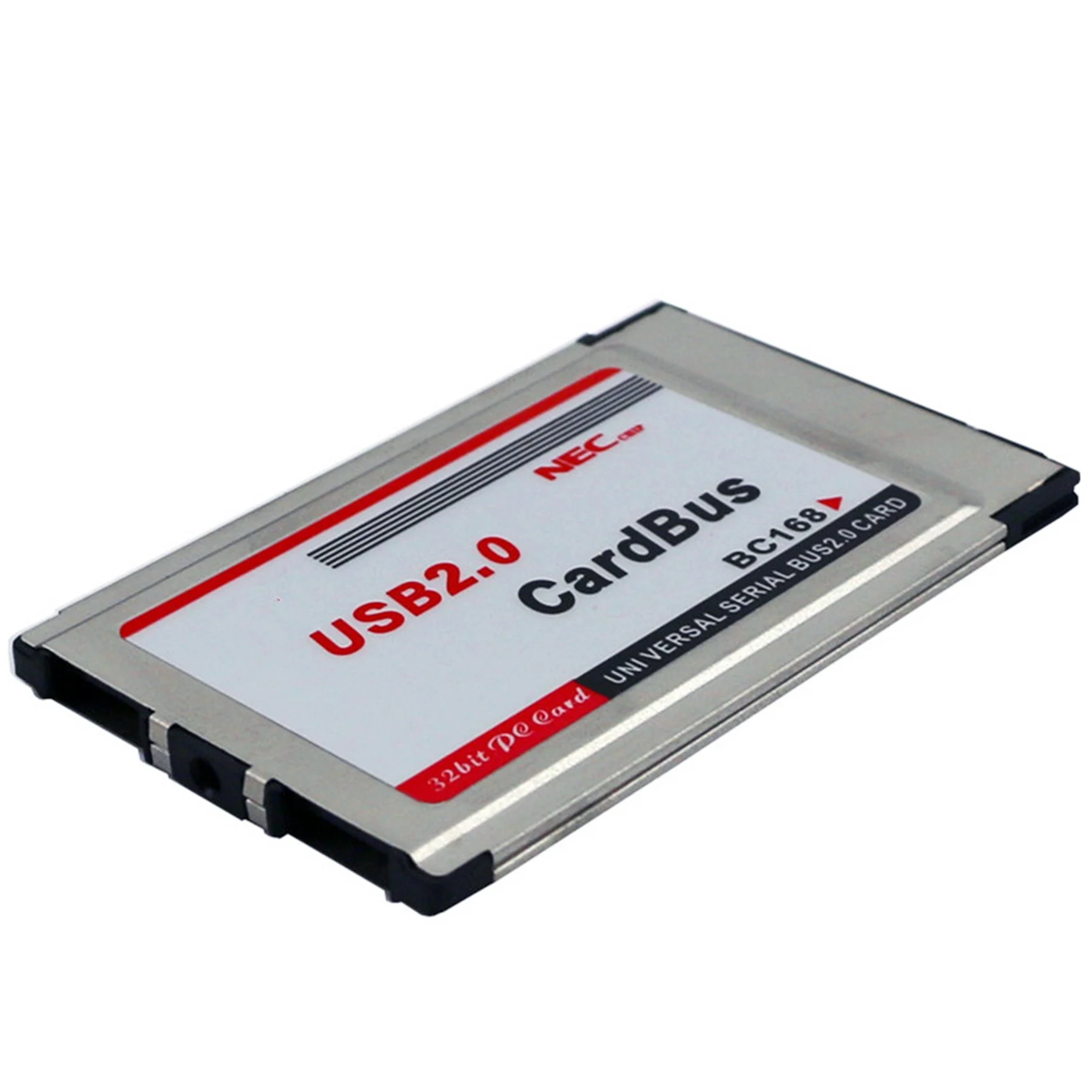 Pcmcia Naar Usb 2.0 Cardbus Dual 2 Poort 480M Kaart Adapter Voor Laptop Pc Computer