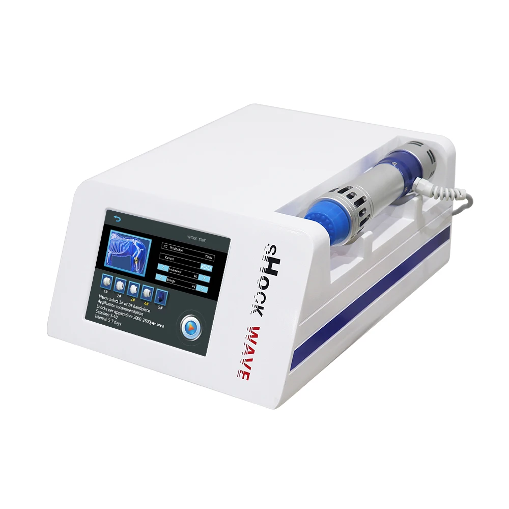 Vet Equipment Veterinary ESWT Shock Wave Shockwave Therapy Machine for Physical Therapy Ed And Pain Relief