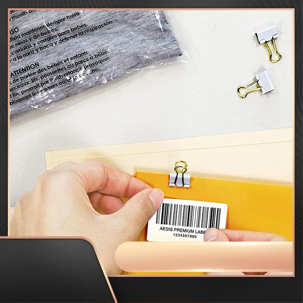 N34R-5 Roll For DYMO 11352 Thermal Paper Labels 25Mmx54mm For DYMO Labelwriter 450 450 DUO 450 Twin Turbo 4XL Printer