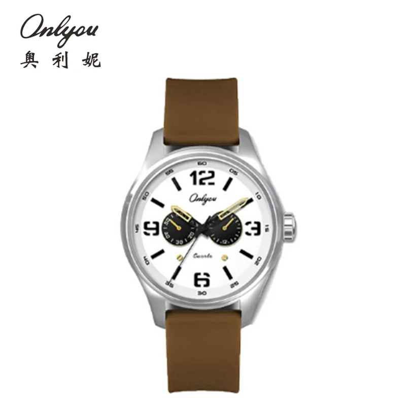 ONLYOU Klassische Herrenuhr, geeignet für lässige und geschäftliche Anlässe, 30 Meter Wasserbeständigkeit, ein elegantes Geschenk für Männer.