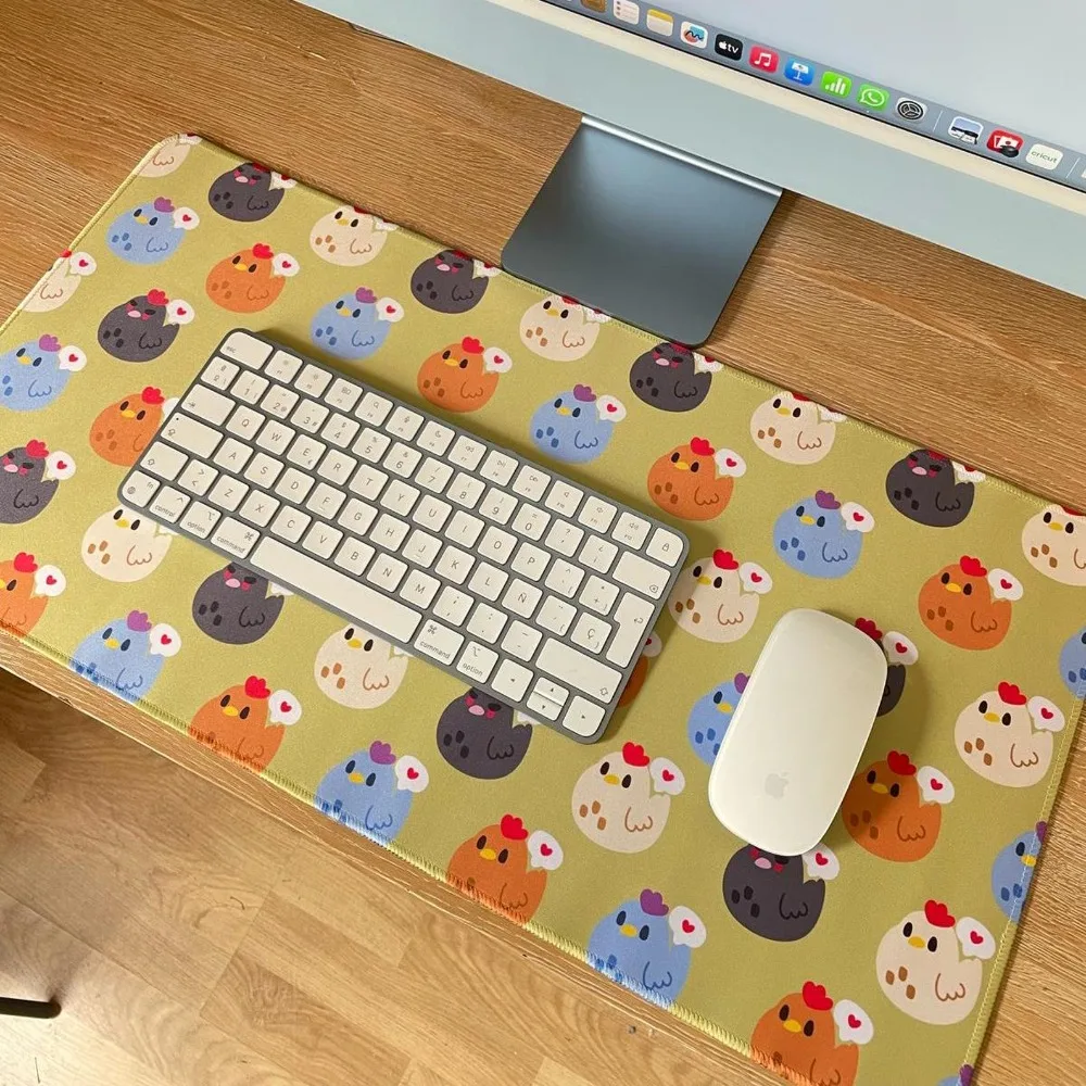 Chickens Stardew Valley Mouse pad / cute desk accessories / Stardew Valley mouse pad / Pc Gaming Accessories tapis de souris
