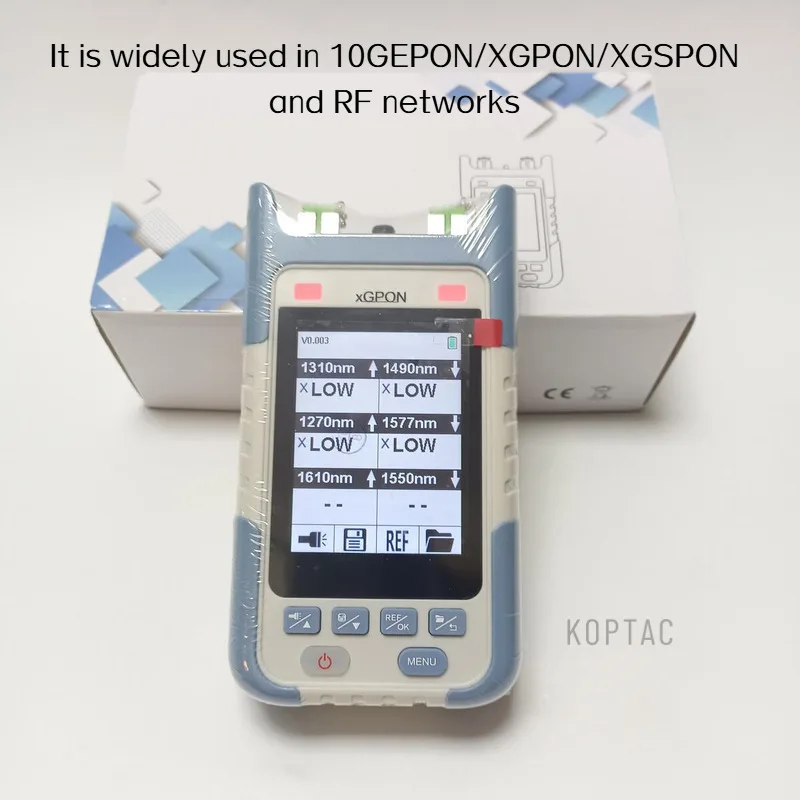 TM583 PON OPM Fiber Optic Power Meter SC UPC APC TM583 10G PON 1270/1310/1490/1550/1577/Nm XGPON FTTH