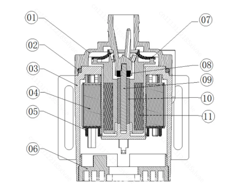 DC55E 12V 24V Mini Brushless DC Circulation Pump 32m Max Head Household Hot Water Heating Circulation Booster Accessory
