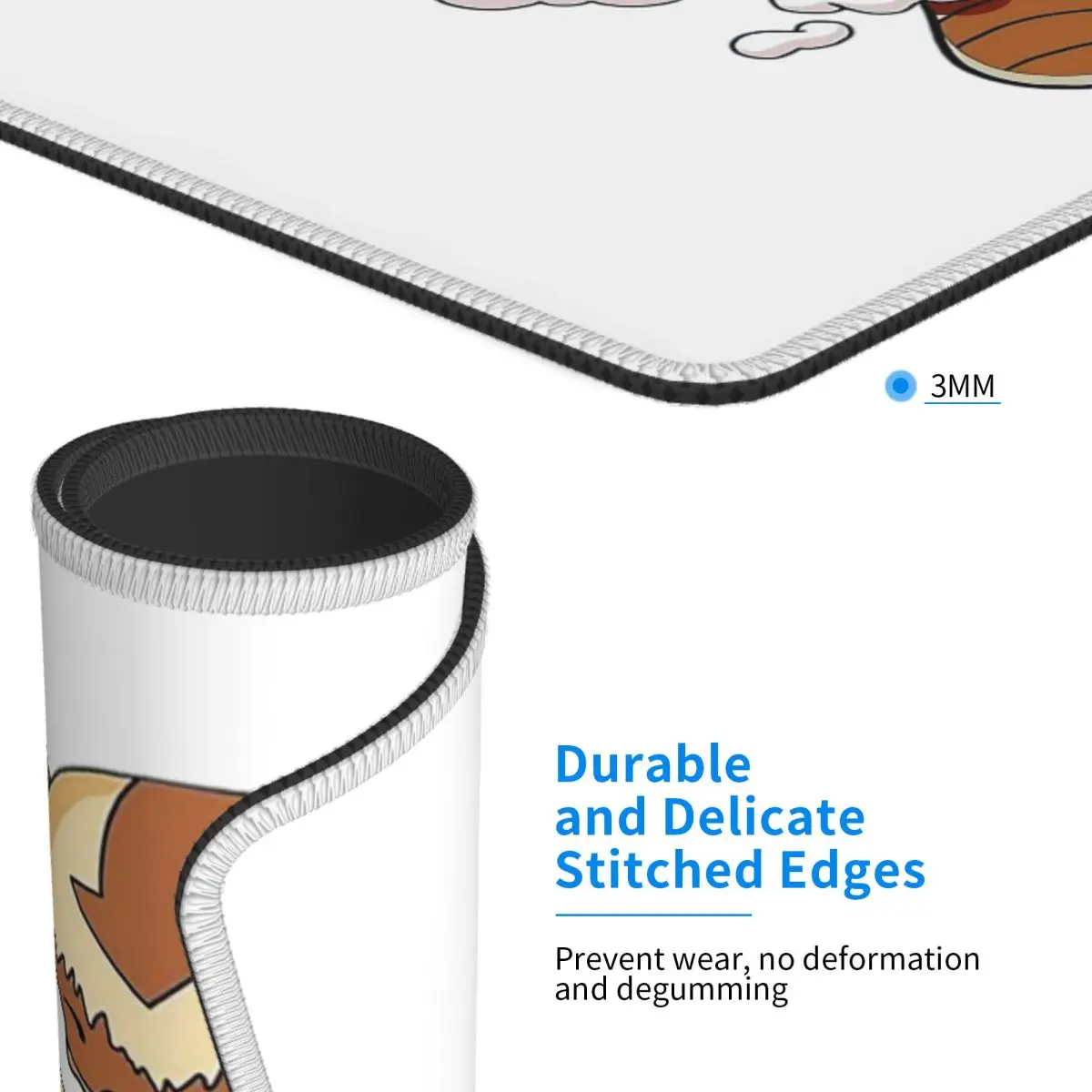 구름이 있는 아파, 아바타 마지막 공기 바람의 주인공 마우스 패드 컴퓨터 키보드 마우스 매트 게이머 PC 노트북 책상 매트 사무실 테이블 매트