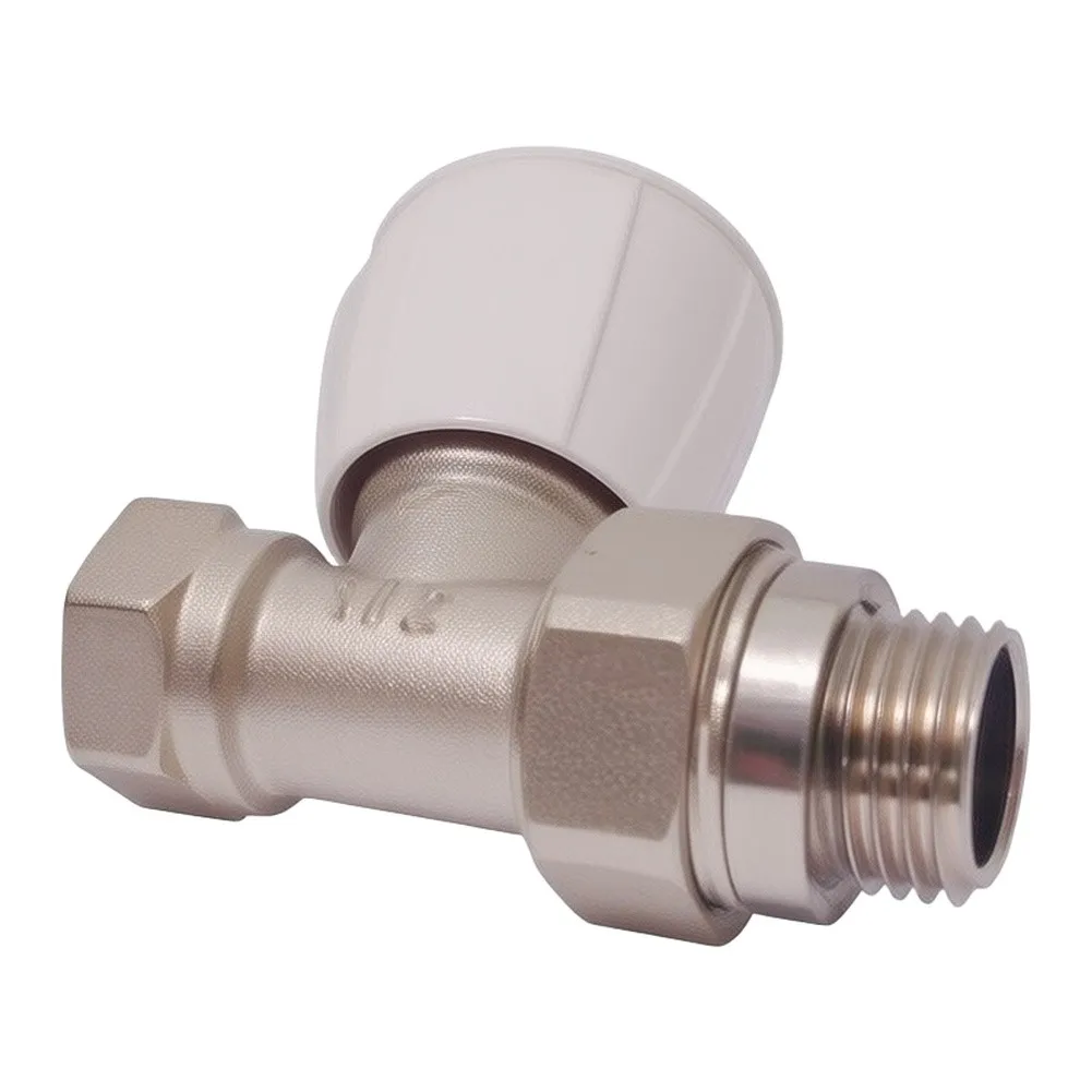 DN15 1/2'' Thermostatic Radiator Valve Straight Type Manual Temperature Control Valve Household Radiators Heating Systems