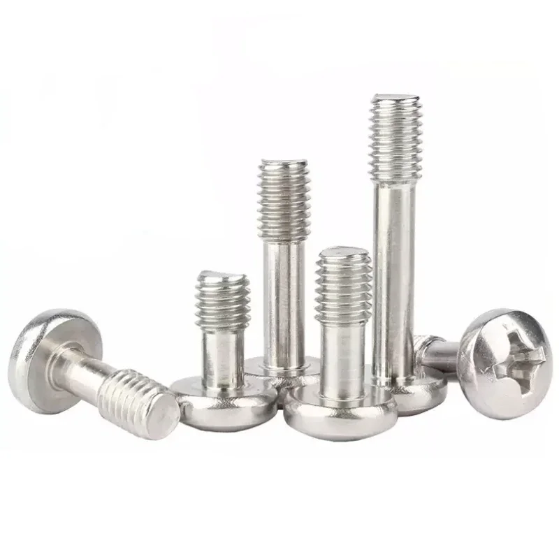 

304 Stainless Steel Anti-Loosening Screws/Bolts – Pan/Round Head, Cross Recessed, Half Thread (M2-M8)