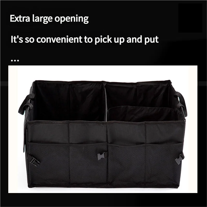 Environmentally Friendly Foldable Large Capacity Car Trunk Storage Box Wear-resistant And Waterproof Suitable For Car SUV Trunk image 4