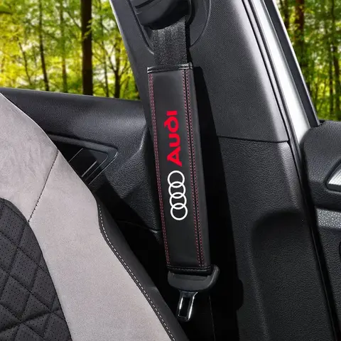 아우디 A1 A2 A3 A4 A5 A6 A7 A8 Q1 Q2 Q3 Q4 Q5 Q6 Q7 Q8 탑 가죽 소재 자동차 안전 벨트 커버 어깨 보호대