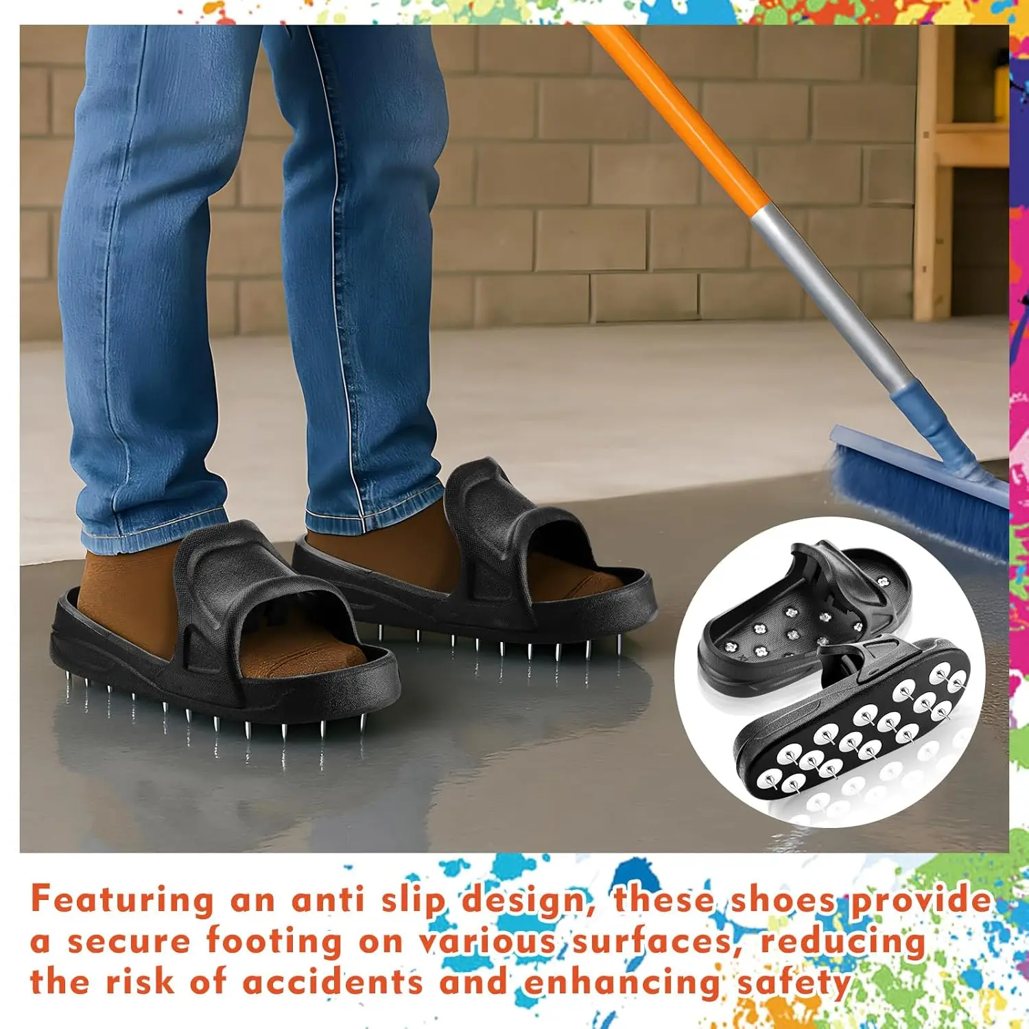 scarpe-con-punte-per-pavimenti-epossidici-scarpe-con-punte-affilate-per-camminare-in-sicurezza-su-materiali-autolivellanti-cemento-epossidico-per-installazione