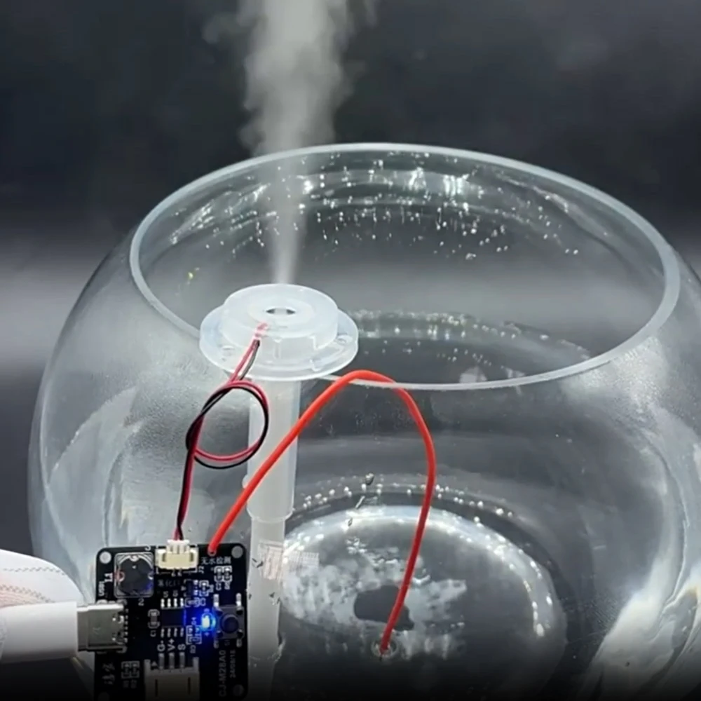 

DC 5V Single Spray Spray Ultrasonic Atomizer Module Type-C USB Mini Mist Maker and Driver Circuit Board Anti Dry Burning