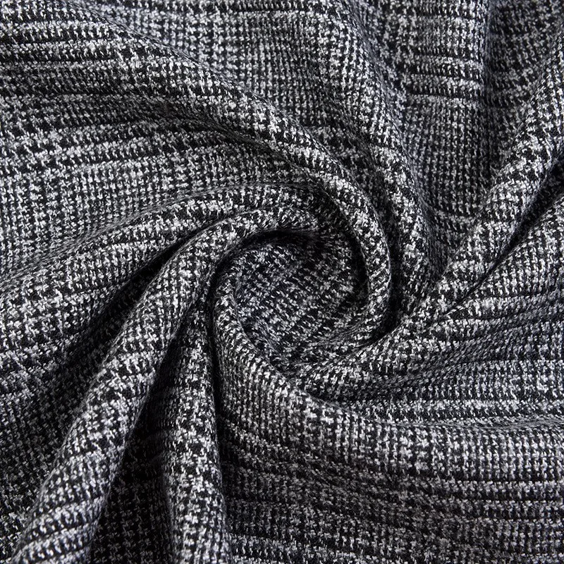 سترة واقية مقلدة من القماش تشبه الصوف بنصف فحص وسراويل بدلة