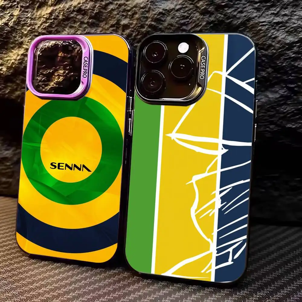 ayrton-s-senna-h-helmet-racing-phone-case-para-iphone-17161514131211-plus-pro-max-capa-de-telefone-prateada-colorida