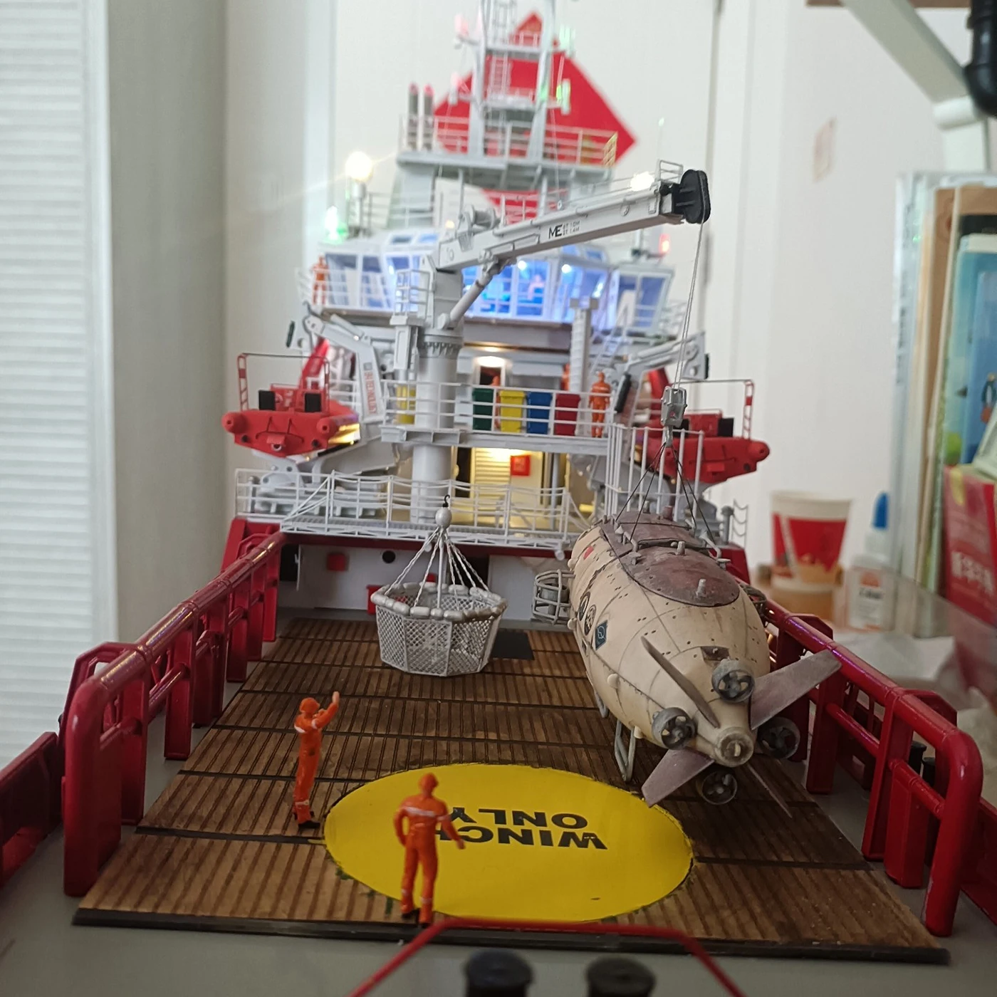 1/72 RC Boat 69cm Simulation FAB Advanced Rescue Remote Control Boat Dual Motor RC Boat Model Kit Adult Toy Gift