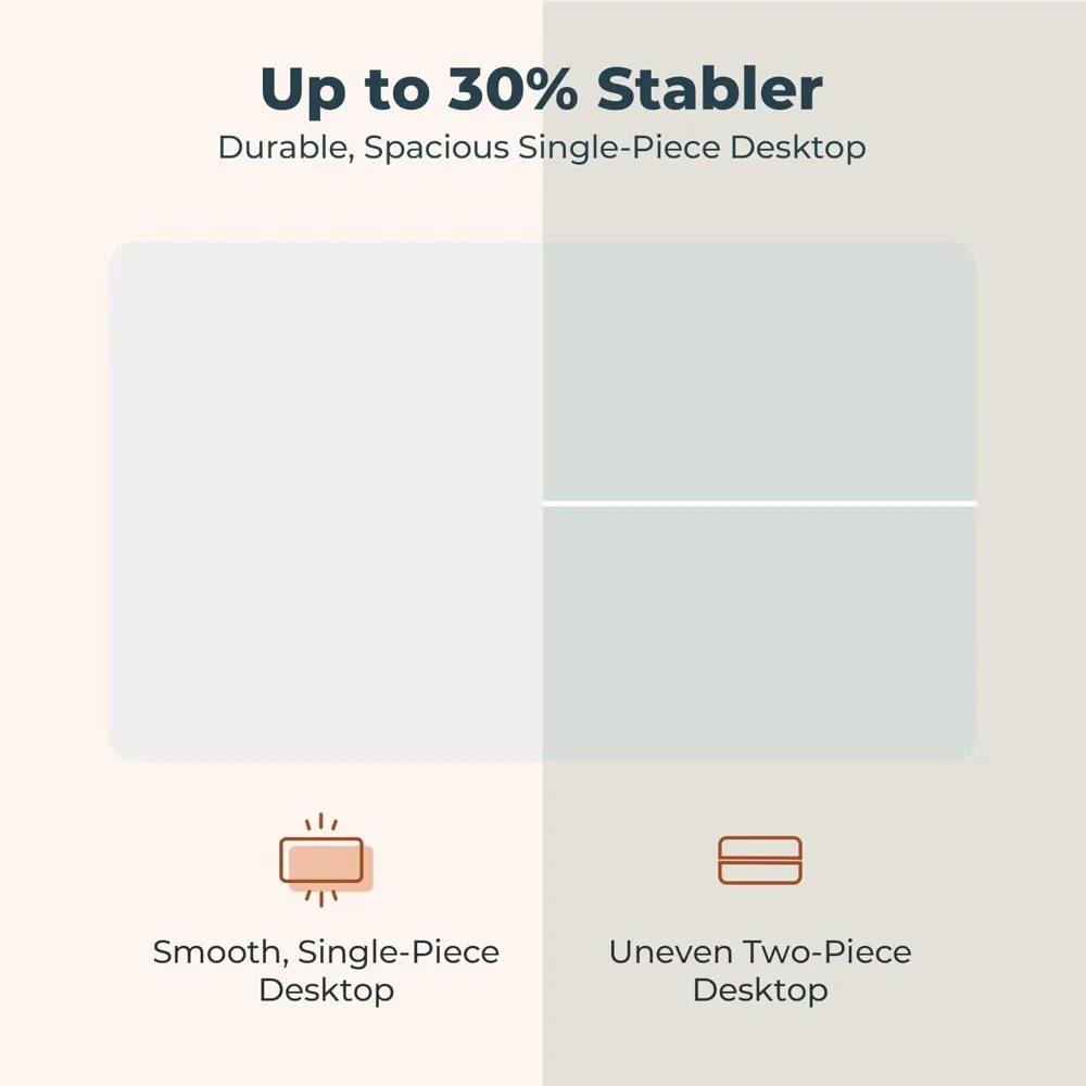 مكتب صغير قابل للتعديل للأطفال، مكتب قائم من قطعة واحدة 31.5 × 19.7 بوصة، محطة عمل كمبيوتر للمكتب المنزلي، #4