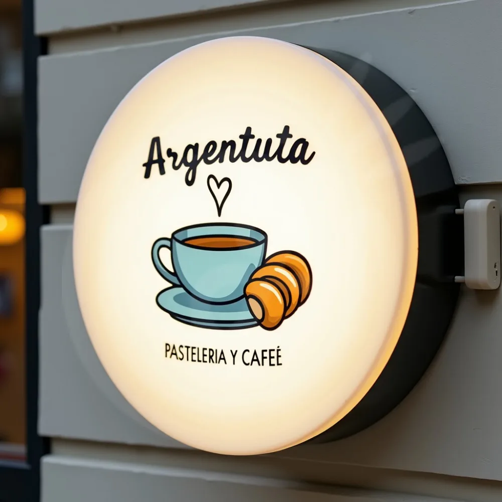 

Изготовленный на заказ светодиодный световой короб для бизнеса на открытом воздухе, водонепроницаемый акриловый двухсторонний настенный вывесок для магазина