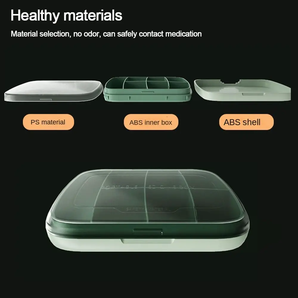 7 Grids Pill Box Moisture Proof high-capacity Medicine Storage Case Mini Drugs Organizer Holder