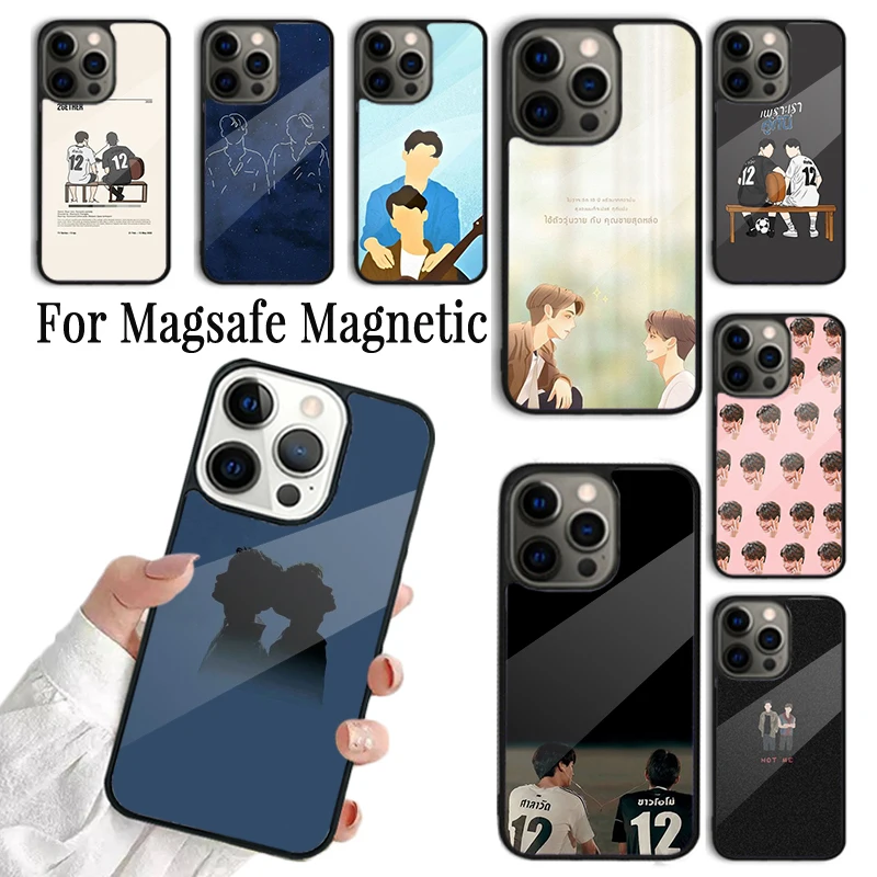 

Coque Phone Case For iPhone 16 15 14 13 12 Mini 11 Pro Max Plus Magsafe Magnetic Wireless Charging Cover 2gether The Series