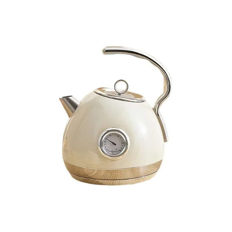 

Retro electric kettle Household smart electric kettle Automatic boiling water Stainless steel with