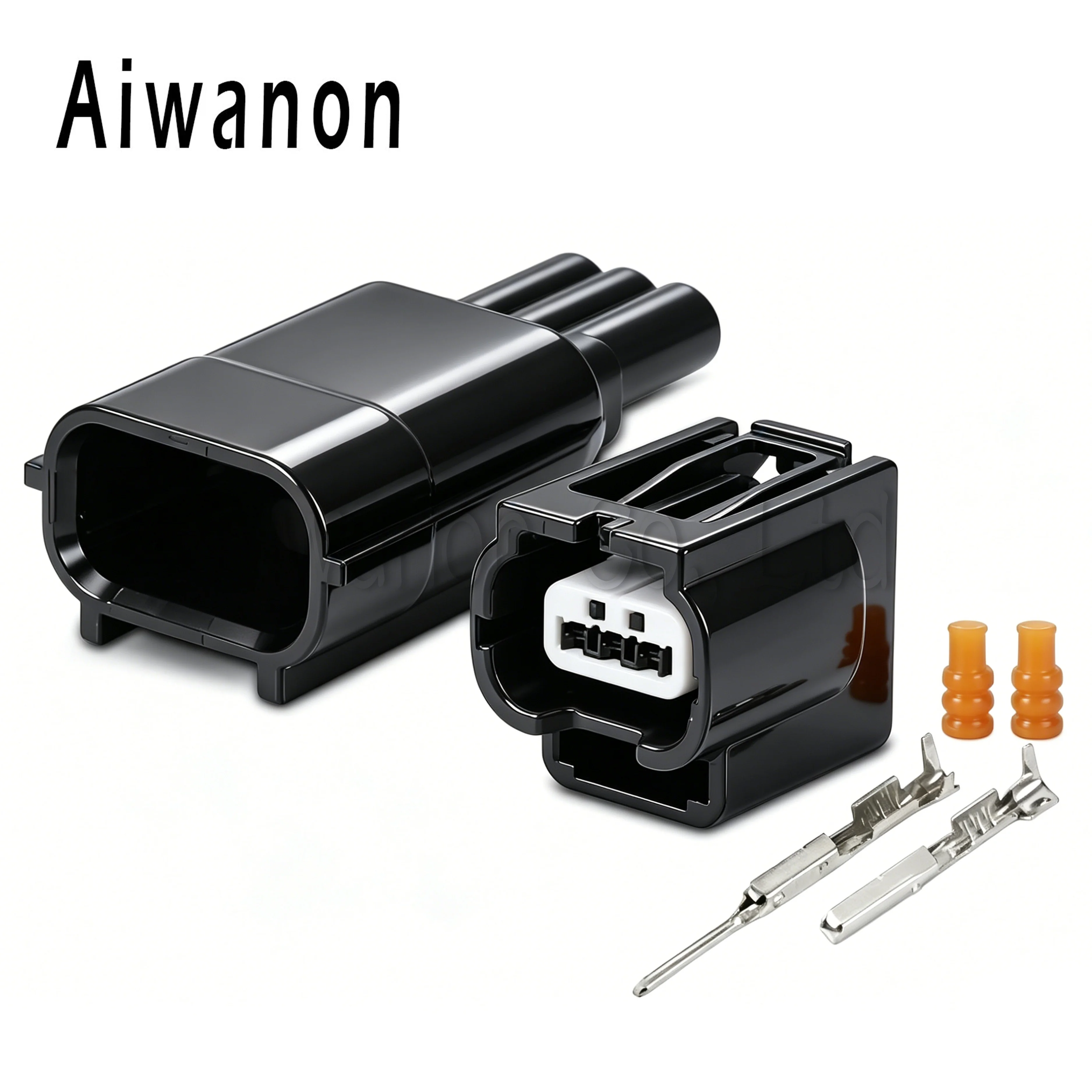 1 Set 3 Pin Car Reversing Light Electrical Connectors Radar Female Male AC Assembly Sensor Wiring Harness Plug For 7283-2147-30