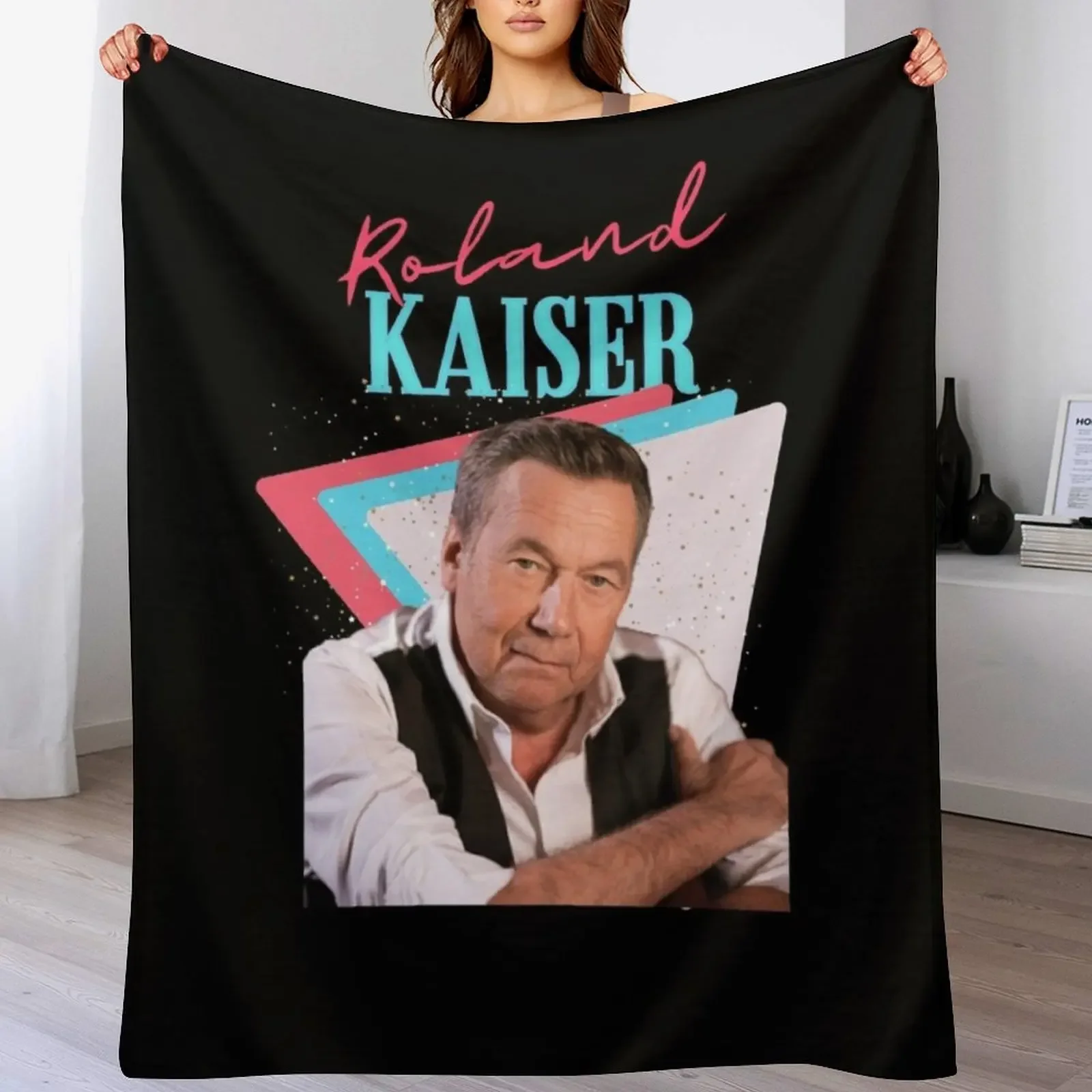 Roland kaiser - rip Roland kaiser - rest in peace Roland kaiser Throw Blanket Stylish Couch Blanket for Home Living Room