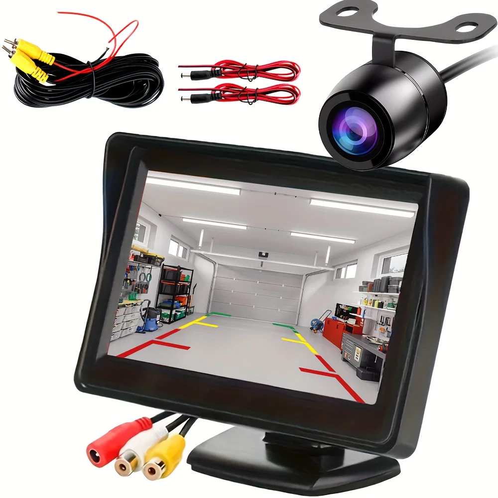 

Автомобильная резервная камера заднего вида 10,92 см, комплект монитора, автомобильный дисплей, система резервной камеры, помощь в парке, безопасно и быстро