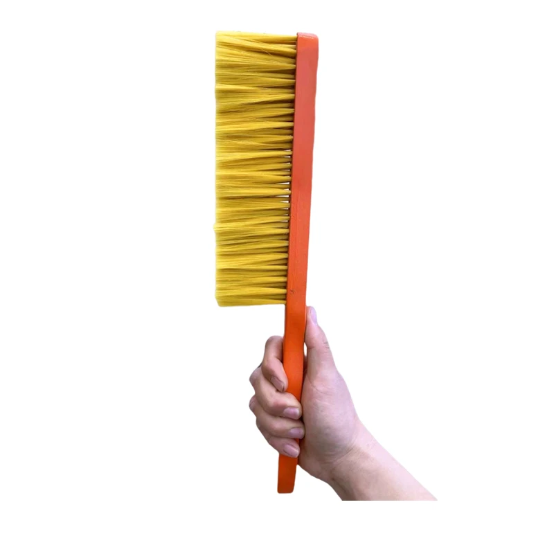 100 Pieces Soft Bristle Bee Brush Imitation Ponytail Design 5 Rows Thick Honeybee Grooming Tool for Beekeeping